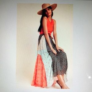 Anthropologie maxi skirt